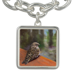 Sparrow Charm and Bracelet