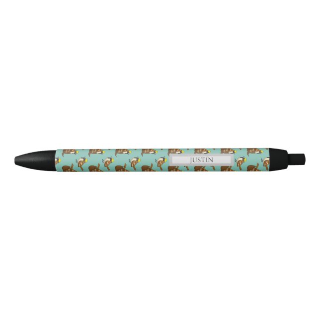 Sparrow Chocolate Egg Happy Easter | Personalize Pen (Front)