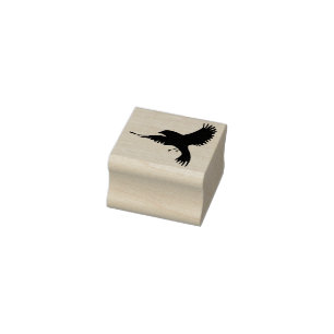       Sparrow Cute Bird Animal Personal Stationery Rubber Stamp