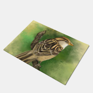 Sparrow Doormat Little Bird