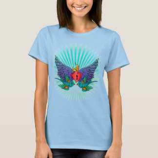 sparrow/heart T-Shirt