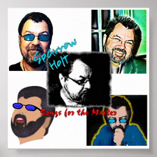 Sparrow Holt "Songs for the Master" poster (Front)