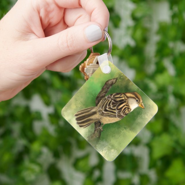 Sparrow Keychain Gift (Hand)