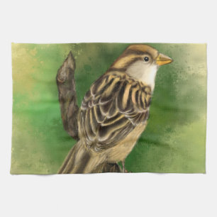 Sparrow Kitchen Towel Little Bird