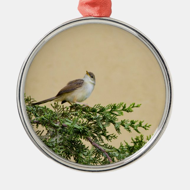 Sparrow Metal Ornament (Front)