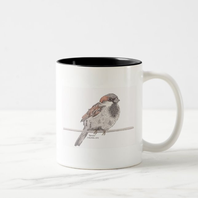 Sparrow Mug (Right)