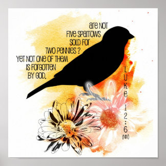 Sparrow Not Forgotten Canvas Print