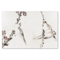 HOKUSAI JAPANESE BIRDS AND CLOUDS Wrapping Paper