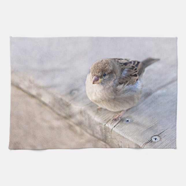 Sparrow - Overweight Kitchen Towel (Horizontal)