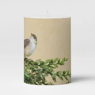 Sparrow  pillar candle