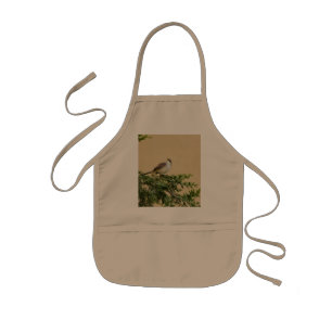 Sparrow Postcard Kids' Apron