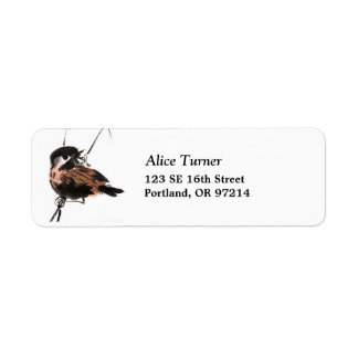 Sparrow Return Address Label