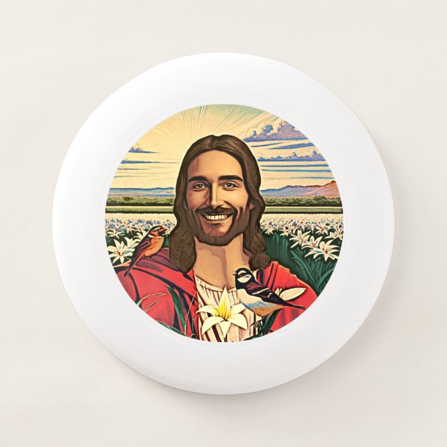 Sparrows and Lilies Wham-O Frisbee (Front)