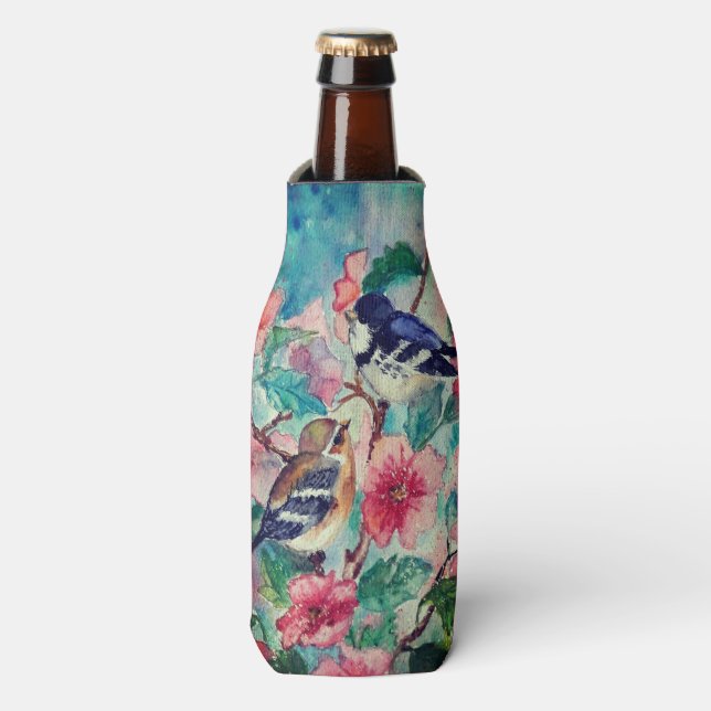 Sparrows Bottle Cooler Beautiful Birds (Bottle Front)