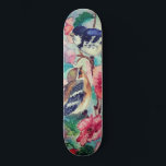 Sparrows Skateboard Spring - Watercolor Painting<br><div class="desc">Courtship - Watercolor Painting</div>
