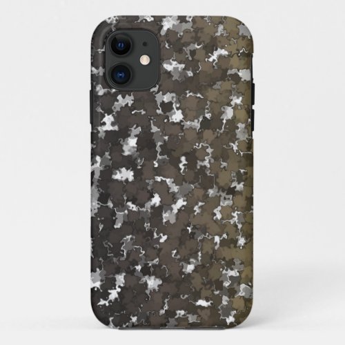 Sparse Leaves Camo iPhone 11 Case