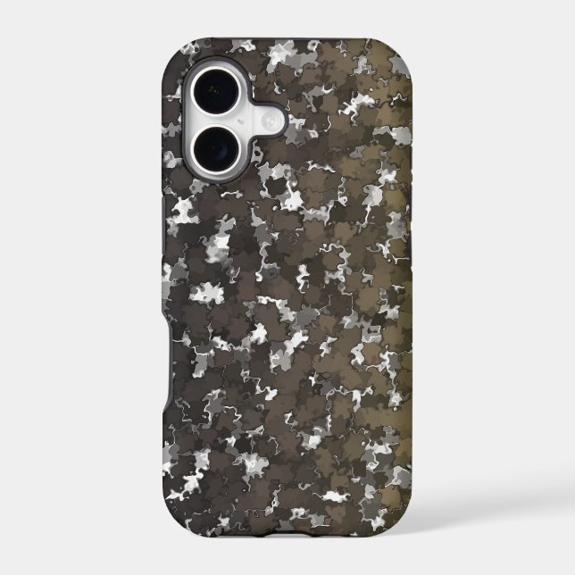 Sparse Leaves Camo Iphone Case (Back)