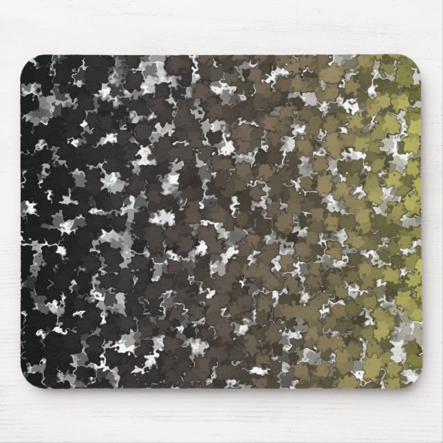 Sparse Leaves Camo Mouse Pad (Front)