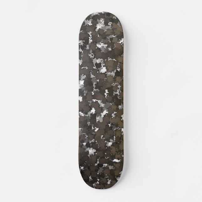 Sparse Leaves Camo Skateboard Deck (Front)