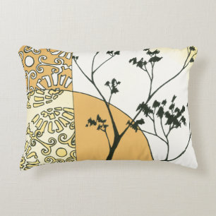 Sparse Tree Silhouette by Megan Meagher Accent Pillow
