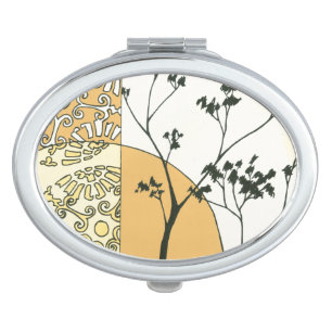 Sparse Tree Silhouette by Megan Meagher Compact Mirror