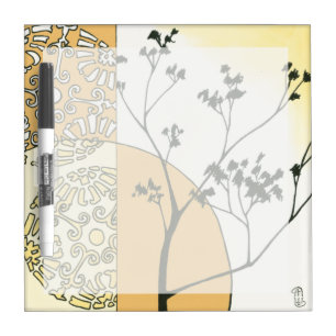 Sparse Tree Silhouette by Megan Meagher Dry-Erase Board