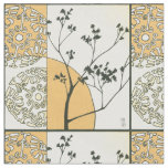 Sparse Tree Silhouette by Megan Meagher Fabric