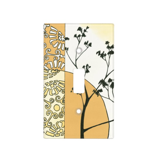 Sparse Tree Silhouette by Megan Meagher Light Switch Cover (Front)