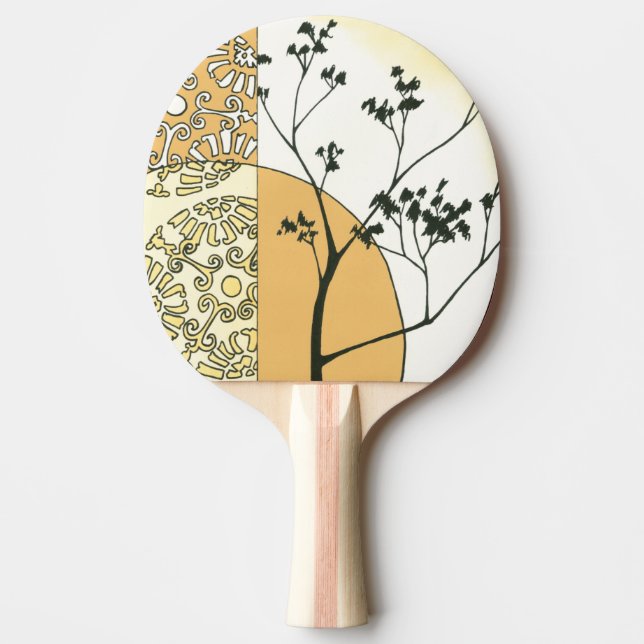 Sparse Tree Silhouette by Megan Meagher Ping-Pong Paddle (Front)