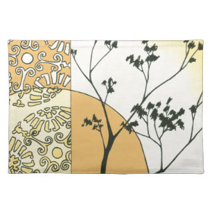 Sparse Tree Silhouette by Megan Meagher Placemat