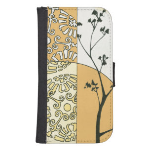 Sparse Tree Silhouette by Megan Meagher Wallet Phone Case For Samsung Galaxy S4