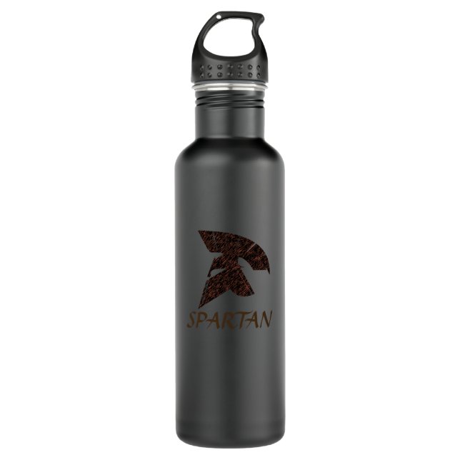 Sparta ancient warrior greece times stainless steel water bottle (Front)