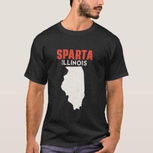 Sparta Illinois USA State America Travel Illinoisa T-Shirt