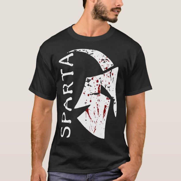 Sparta Spartan Design white T Shirt Zazzle