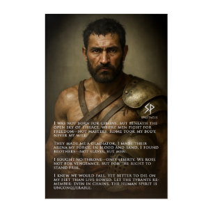 Spartacus – The Unconquerable Spirit Acrylic Print