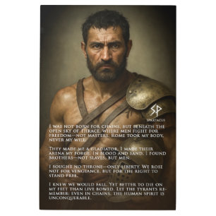 Spartacus – The Unconquerable Spirit Metal Print