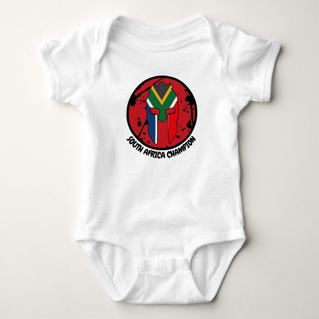 Spartan Baby South Africa Baby Bodysuit (Front)