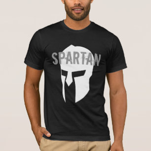 Spartan basic american black T-shirt