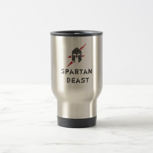 Spartan Beast _ Crossfit Gym Fitness Travel Mug