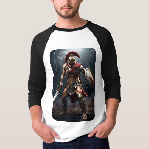  Spartan Fury Unreal Engine Odyssey T_Shirt