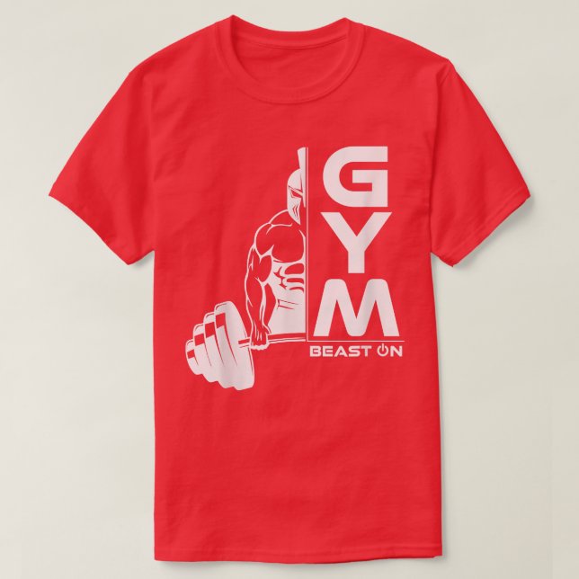 Spartan gladiator deadlift fitness gym motivation  T-Shirt (Design Front)