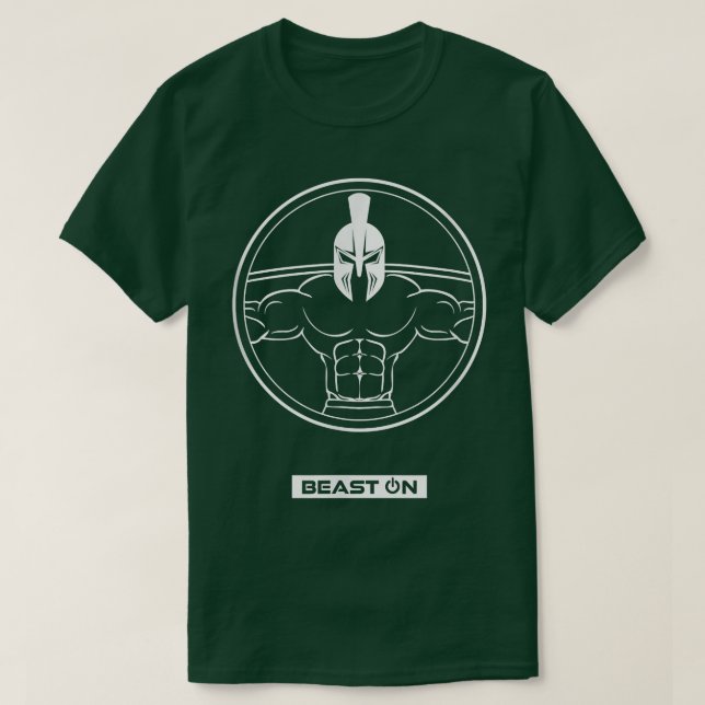Spartan Gladiator Sparta Fitness Gym Motivation Tr T-Shirt (Design Front)