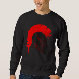 Spartan Greek Helmet Cute Gladiator Men Women Sweatshirt
