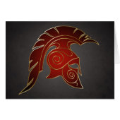 Spartan Greek Warrior Card (Front Horizontal)