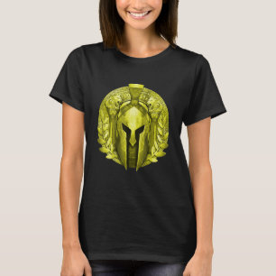Spartan Helmet Gladiator Gym Workout Greek Mytholo T-Shirt