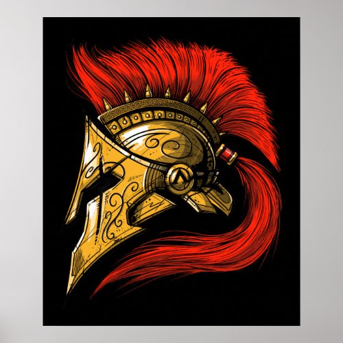 Spartan Helmet Poster