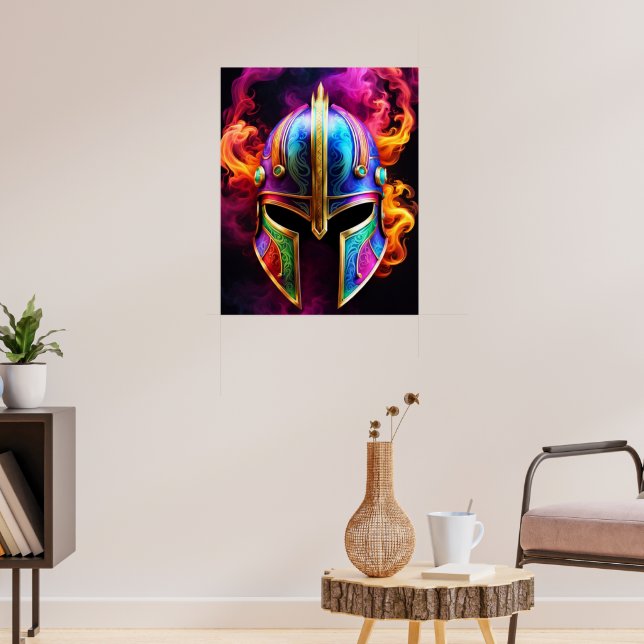 Spartan Helmet Poster (Living Room 3)