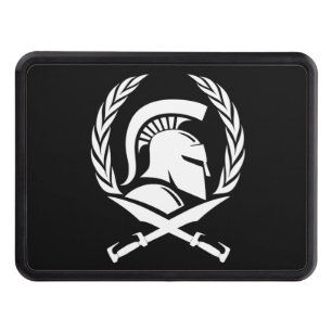 Spartan Helmet Wreath and Sword Hitch Cover
