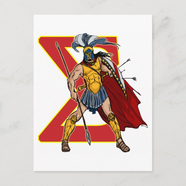 SPARTAN HOPLITES POSTCARD (Front)
