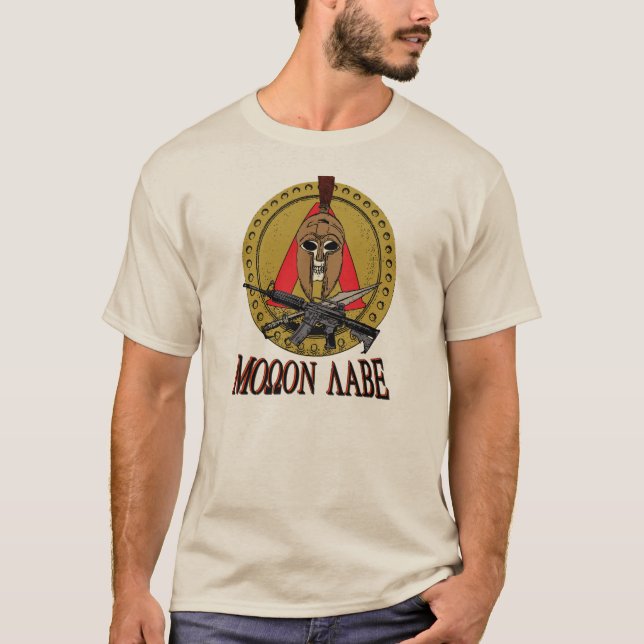 Spartan Molon Labe Poster Rd Shirt (Front)